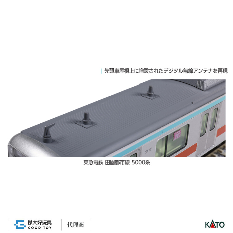 KATO 10-1454 電車 東急電鐵 田園都市線 5000系 基本 (4輛)
