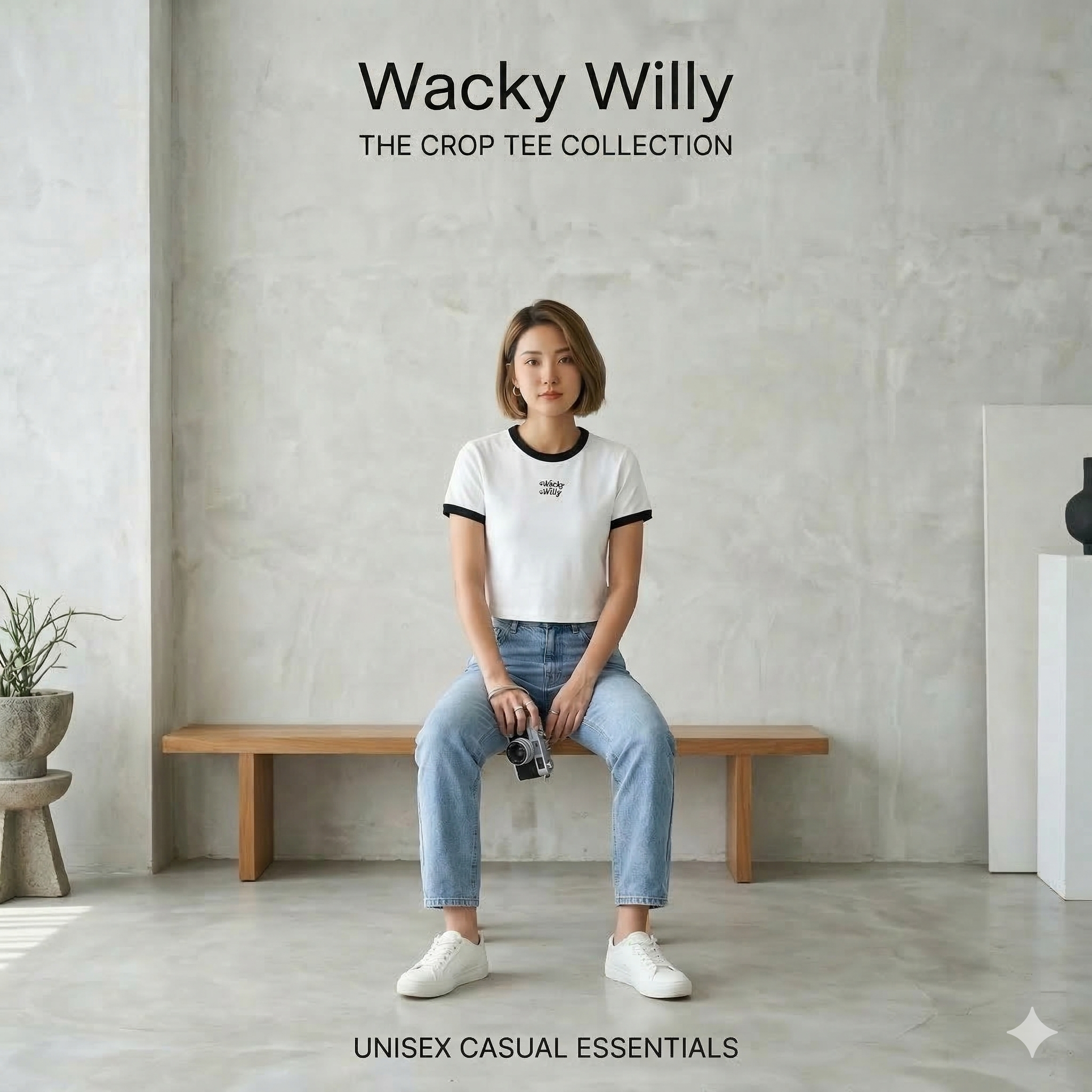 【預購】WACKY WILLY FF031911 女裝短款短袖上衣