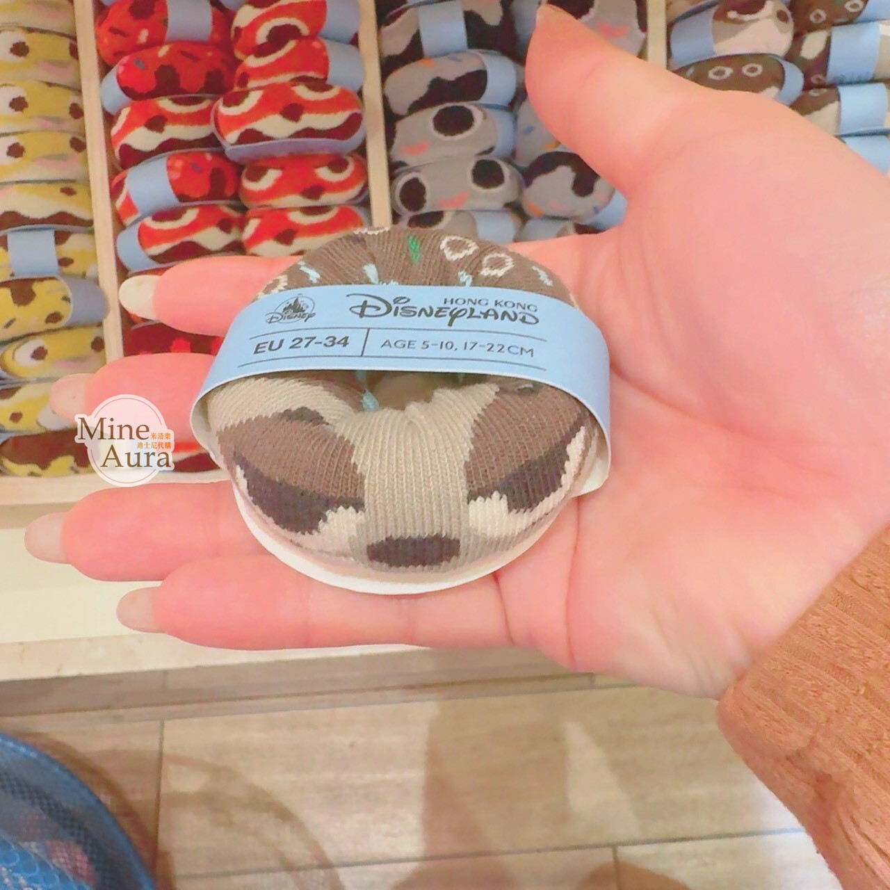 甜甜圈系列 快俠 Flash 樹獺 公務員 圖案 襪子 動物方城市 Zootopia -香港迪士尼樂園