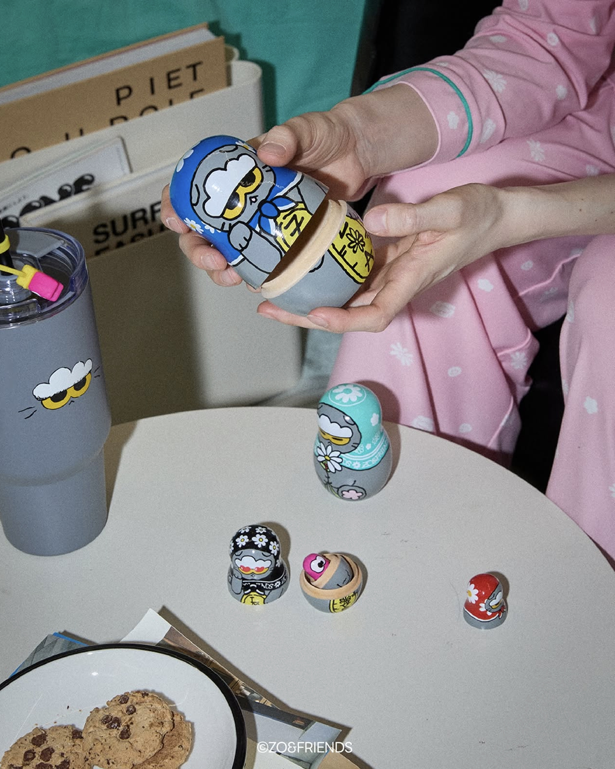 G-DRAGON ZO&FRIENDS GD愛貓 Lucky Shop 俄羅斯娃娃