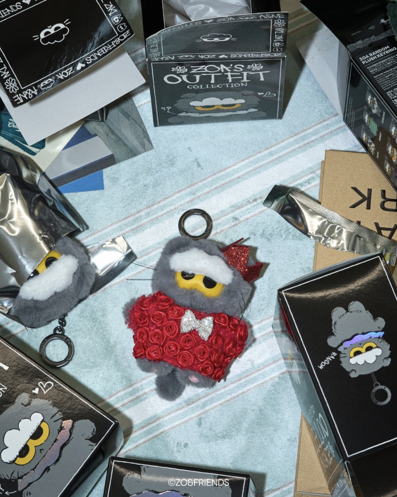 G-DRAGON ZO&FRIENDS GD愛貓 Lucky Shop 絨毛吊飾盲盒款式