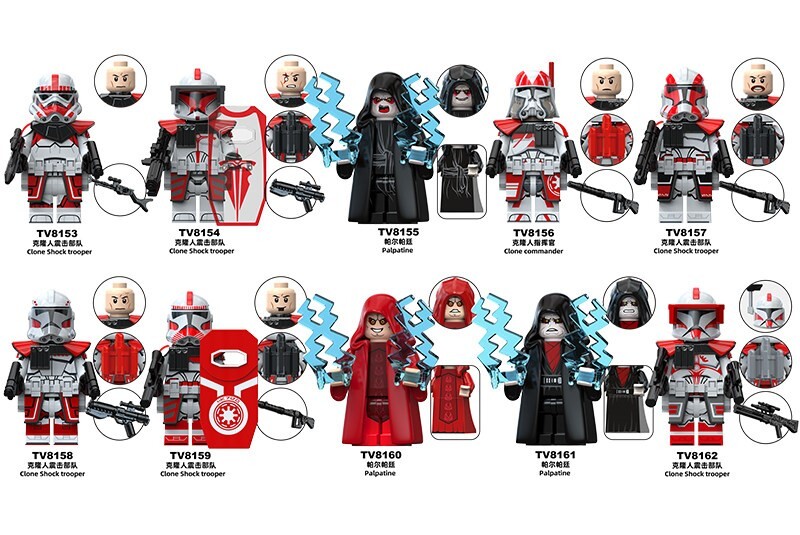 Star Wars Custom Minifigures Set Fit Lego TV6118