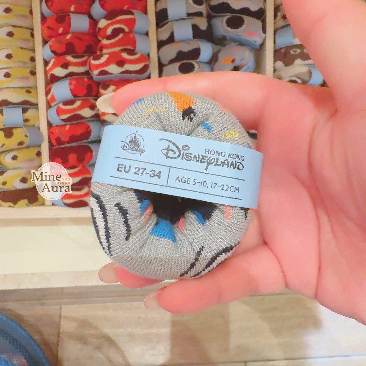 甜甜圈系列 哈茱蒂 Judy 兔 圖案 襪子 動物方城市 Zootopia -香港迪士尼樂園