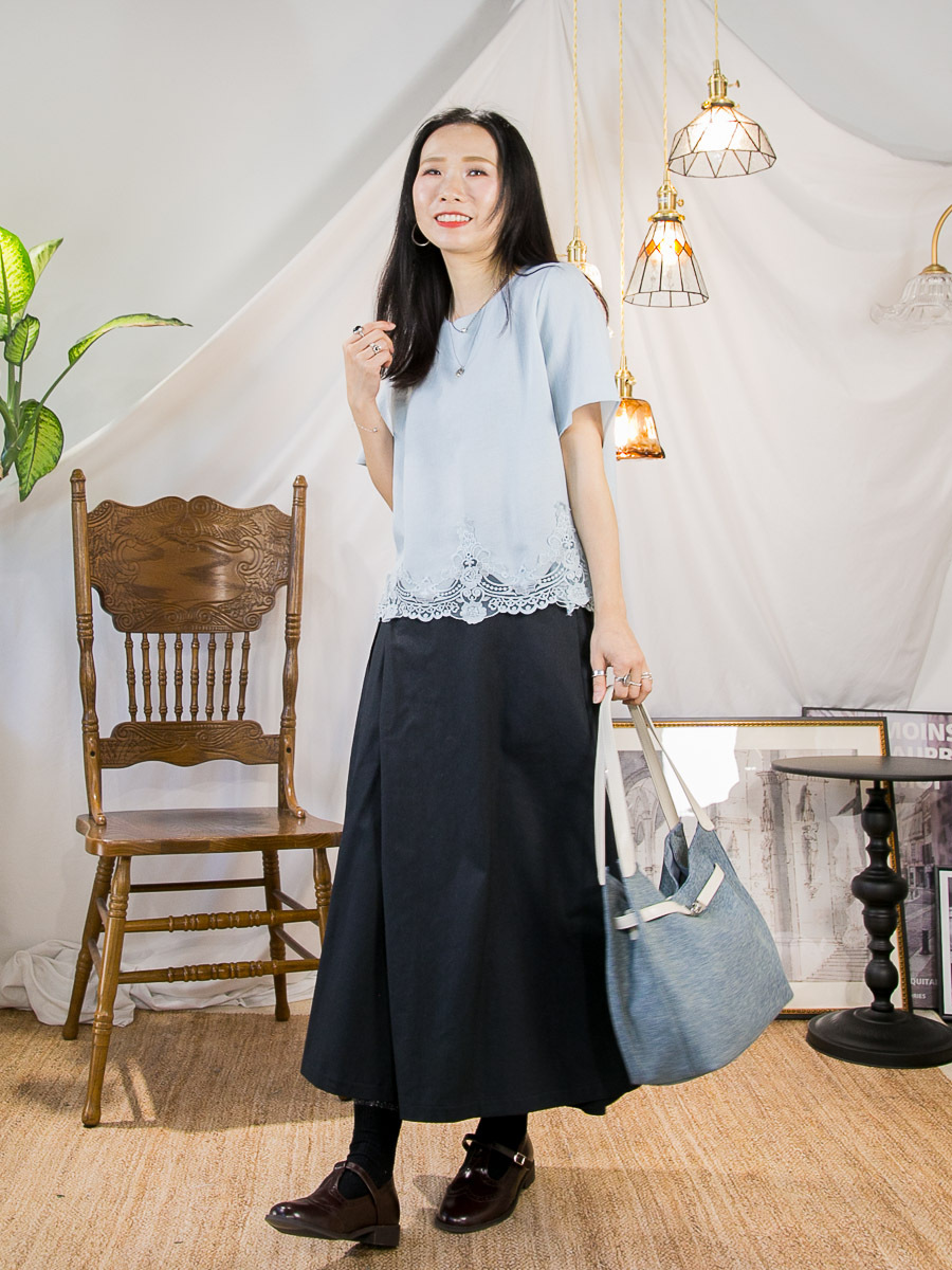 銀扣．牛仔 SHOULDER BAG 【不設退換]