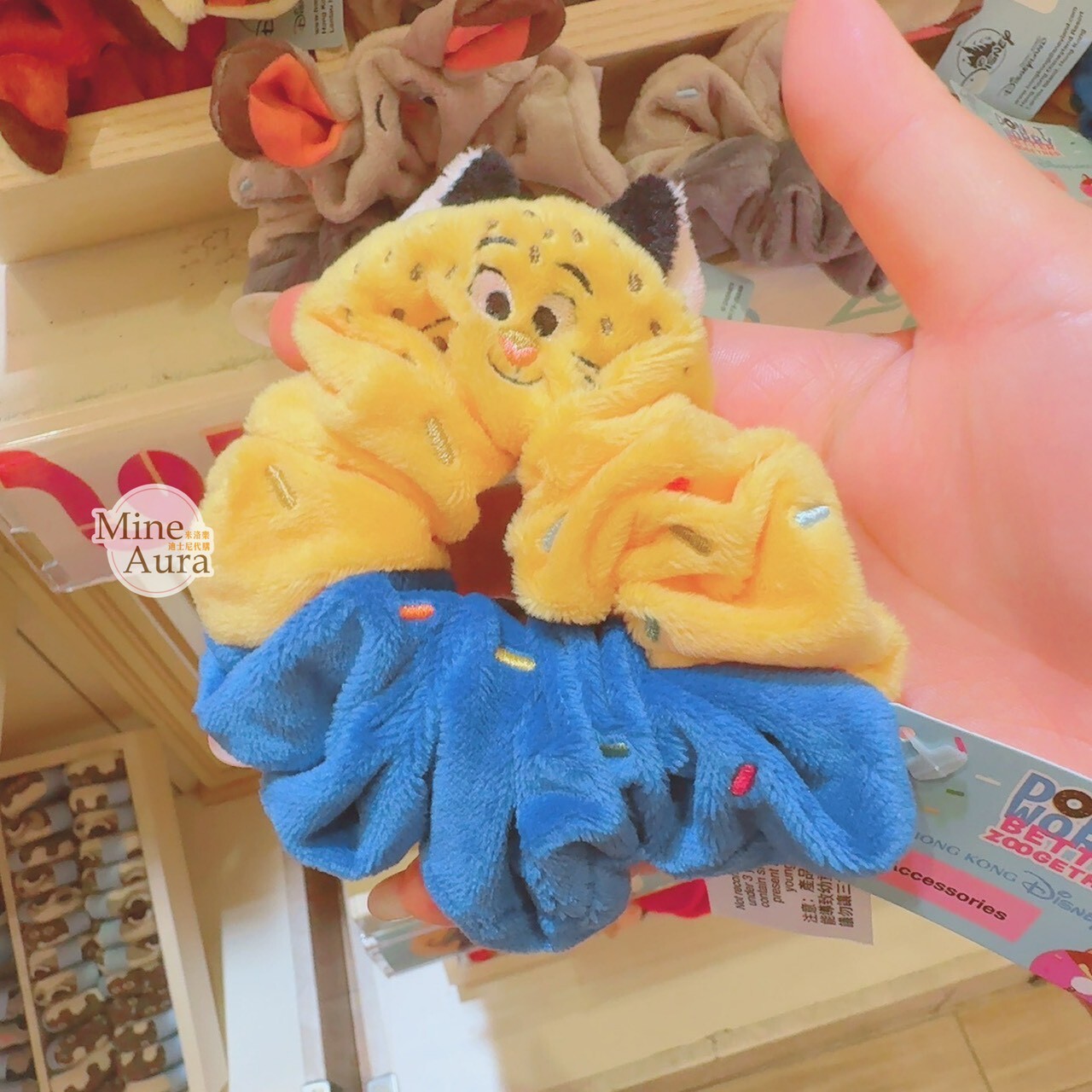 甜甜圈系列 洪金豹 Benjamin Clawhauser 髮束 大腸圈 髮飾 動物方城市 Zootopia -香港迪士尼樂園