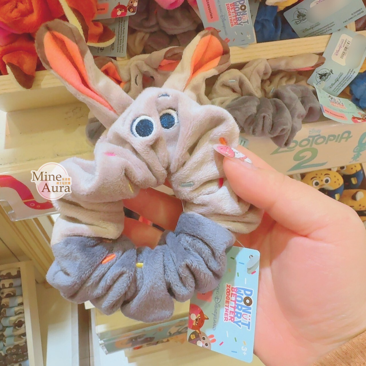 甜甜圈系列 哈茱蒂 Judy 兔 髮束 大腸圈 髮飾 動物方城市 Zootopia -香港迪士尼樂園