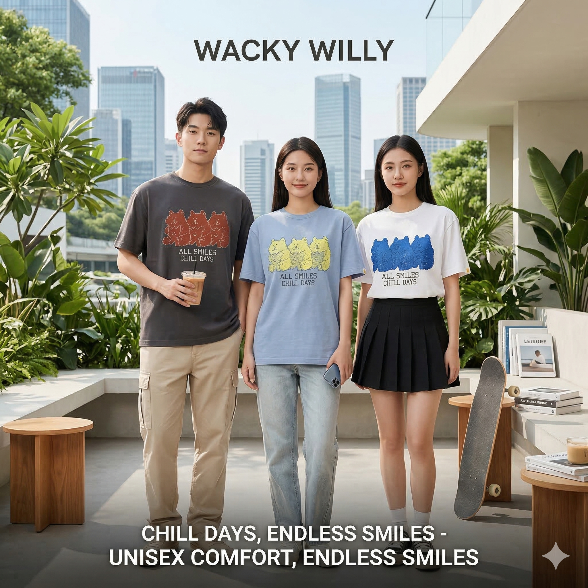 【預購】WACKY WILLY FF031913 男女同款短袖上衣
