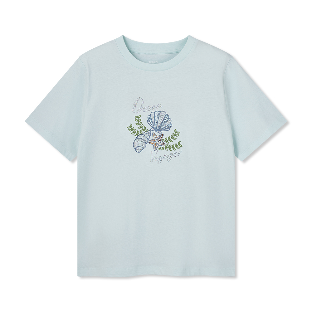 女裝印花圖案短袖T恤