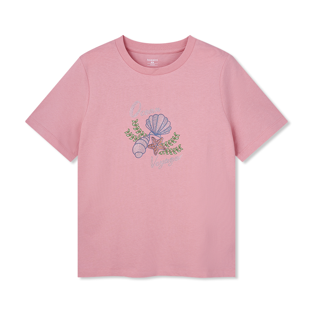 女裝印花圖案短袖T恤