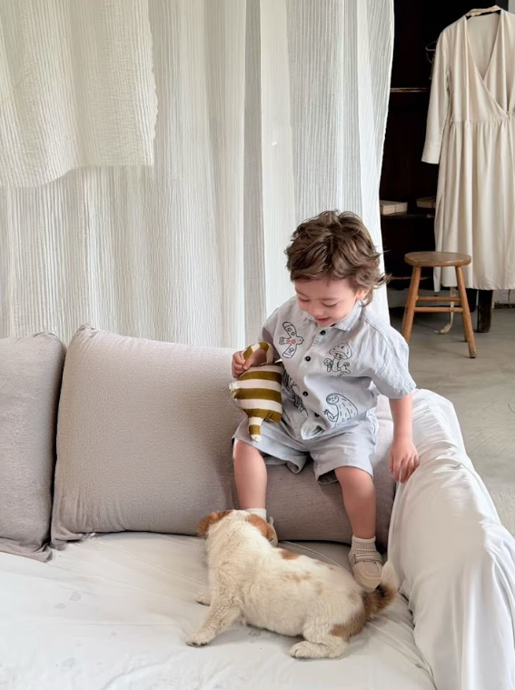 BYC03SE027BL  日系手繪插畫風套裝