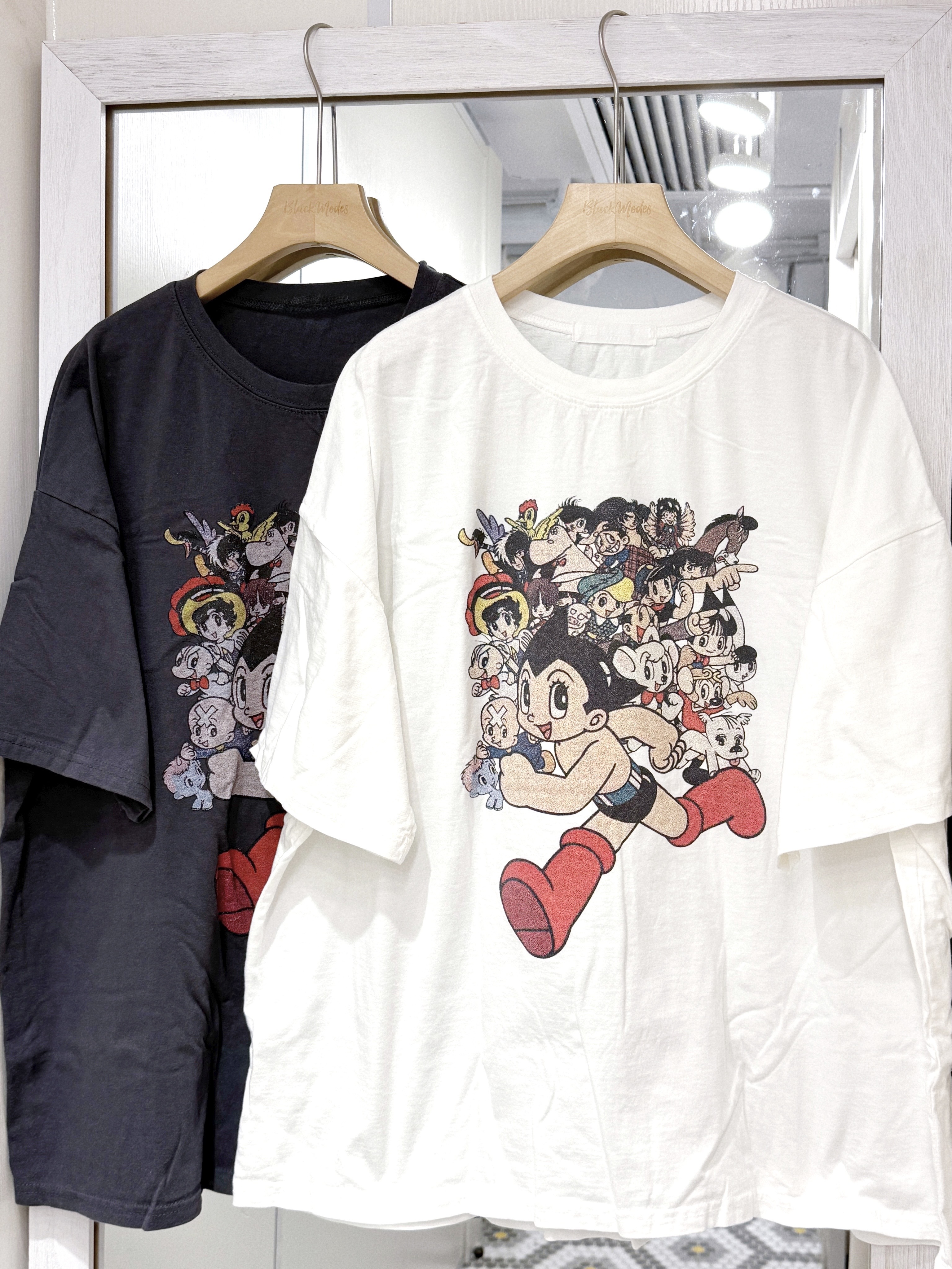 T1310｜男友必入2୭˚。 ᵎᵎ 復古感小飛俠阿童木全角色系列TEE