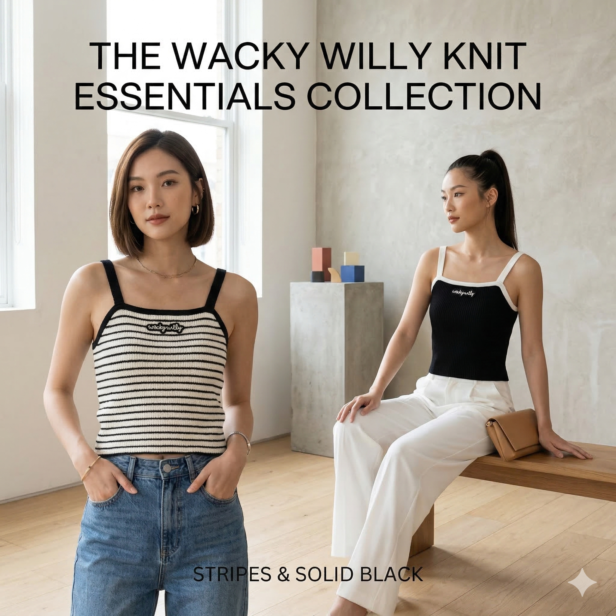 【預購】WACKY WILLY FF031914 女裝短款吊帶背心