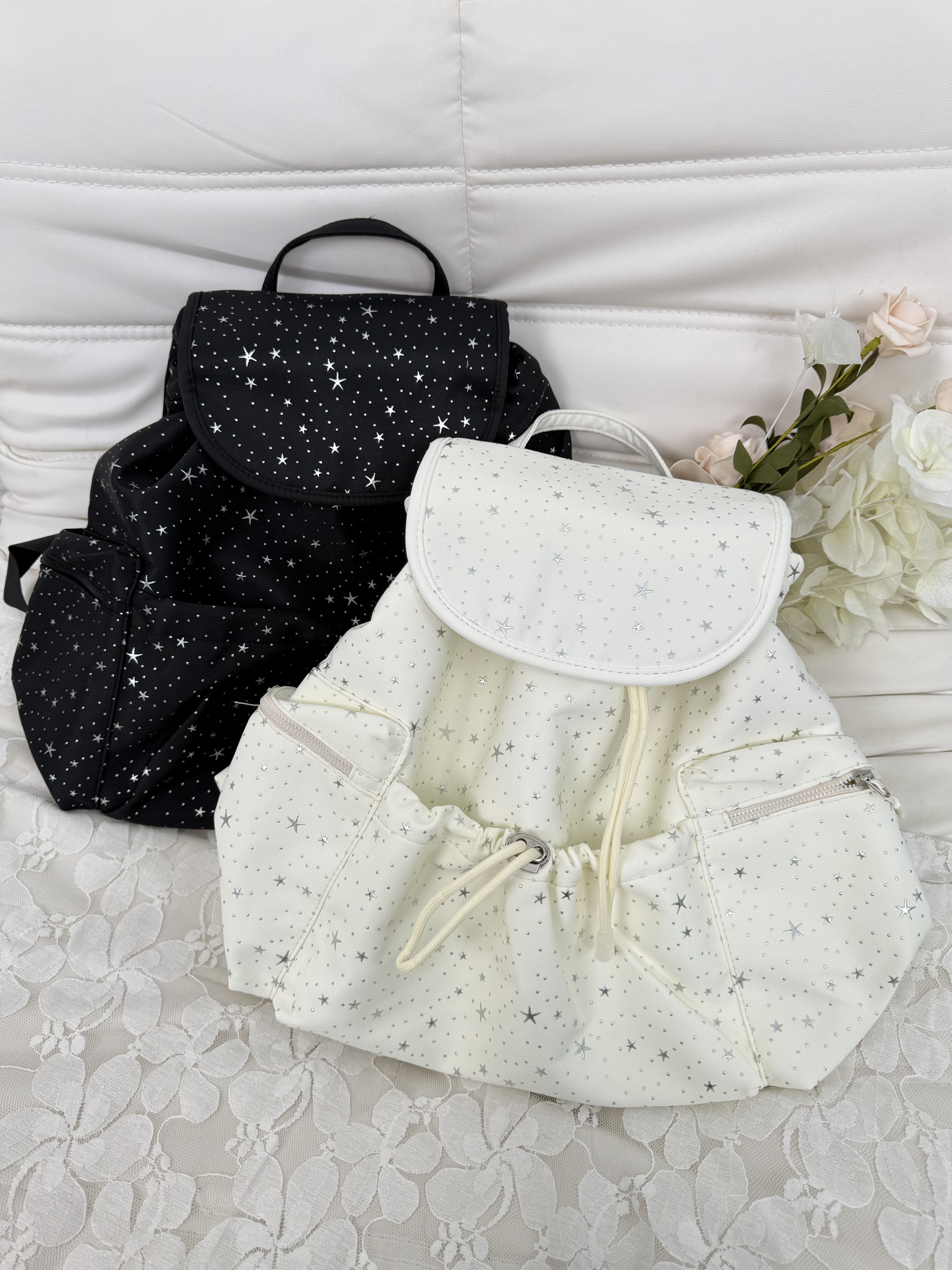 NEW韓系大容量星星設計後背包