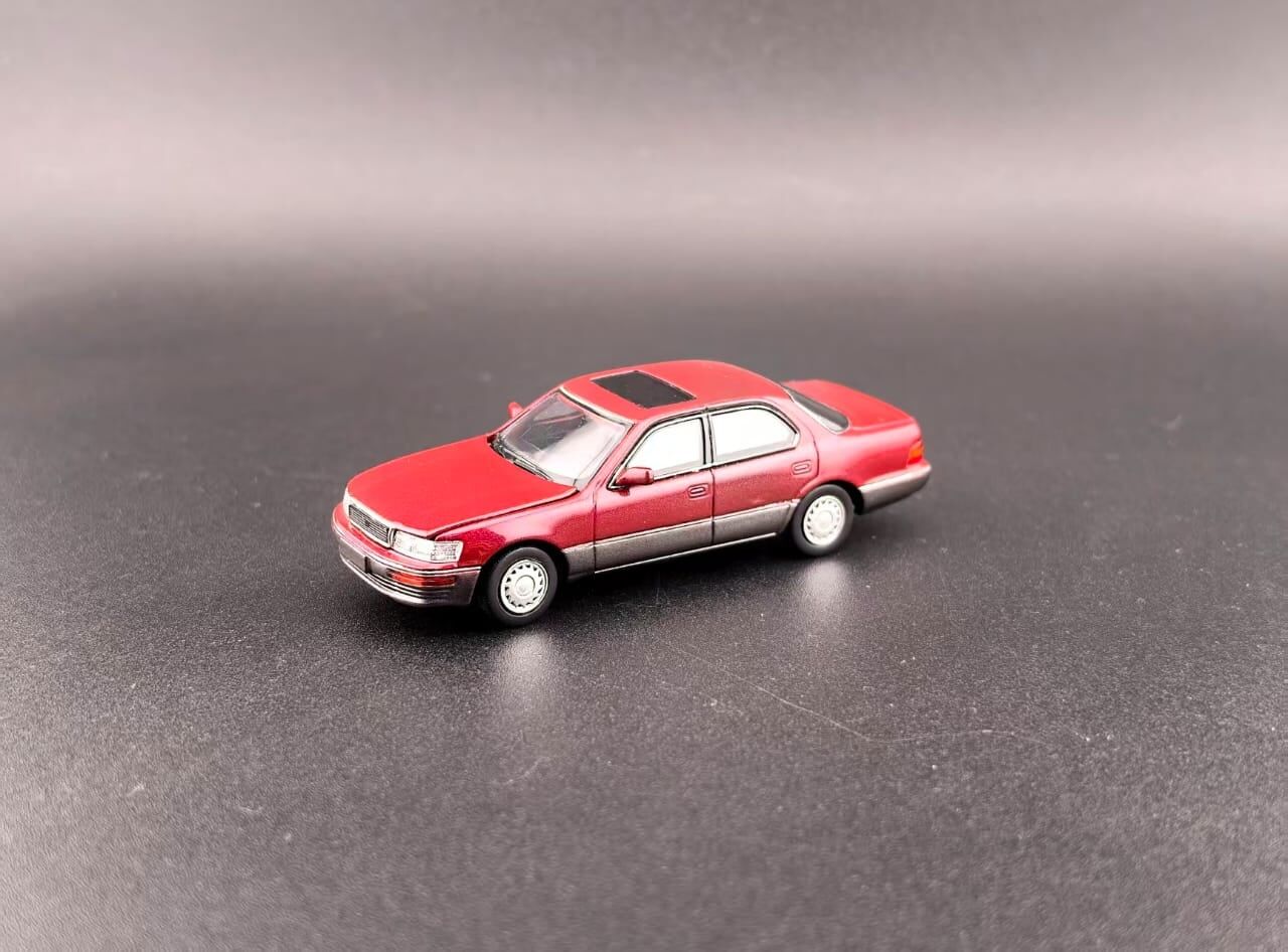 預訂:1/64 FineWorks64  Lexus LS400 Red/ Grey (FWLLS400RG )