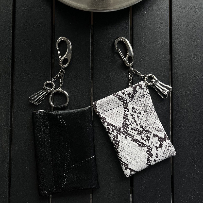 (GOAL) 美式蛇紋卡包 鑰匙掛包