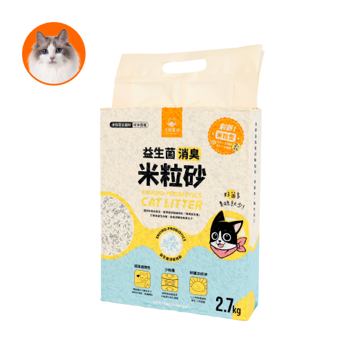 益生菌消臭米粒型豆腐砂 2.7kg