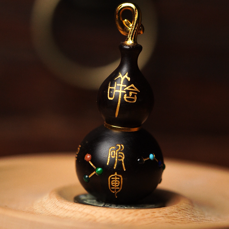 WW009 A9 玉化破軍葫蘆 (馬) 掛件 5X2CM