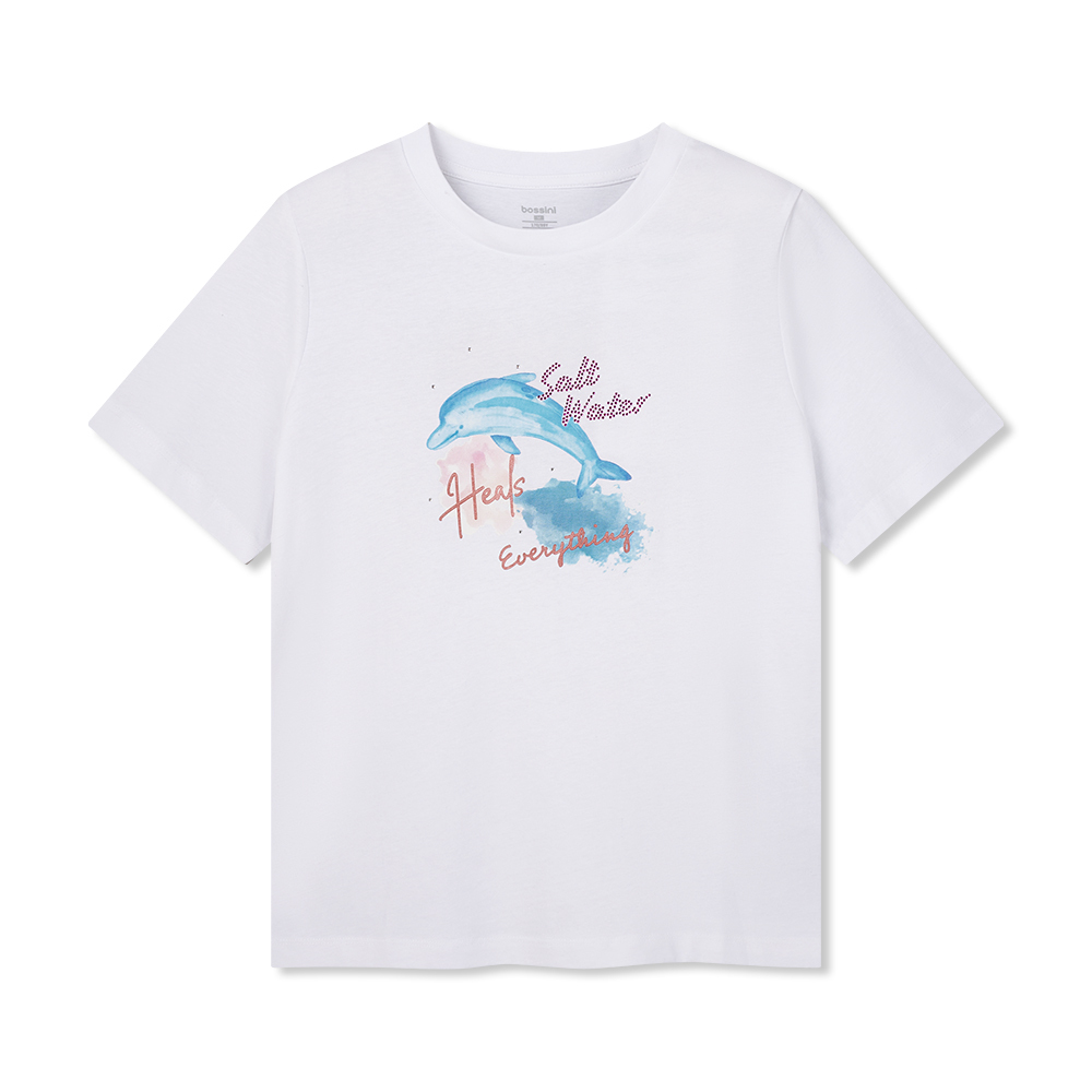 女裝印花圖案短袖T恤