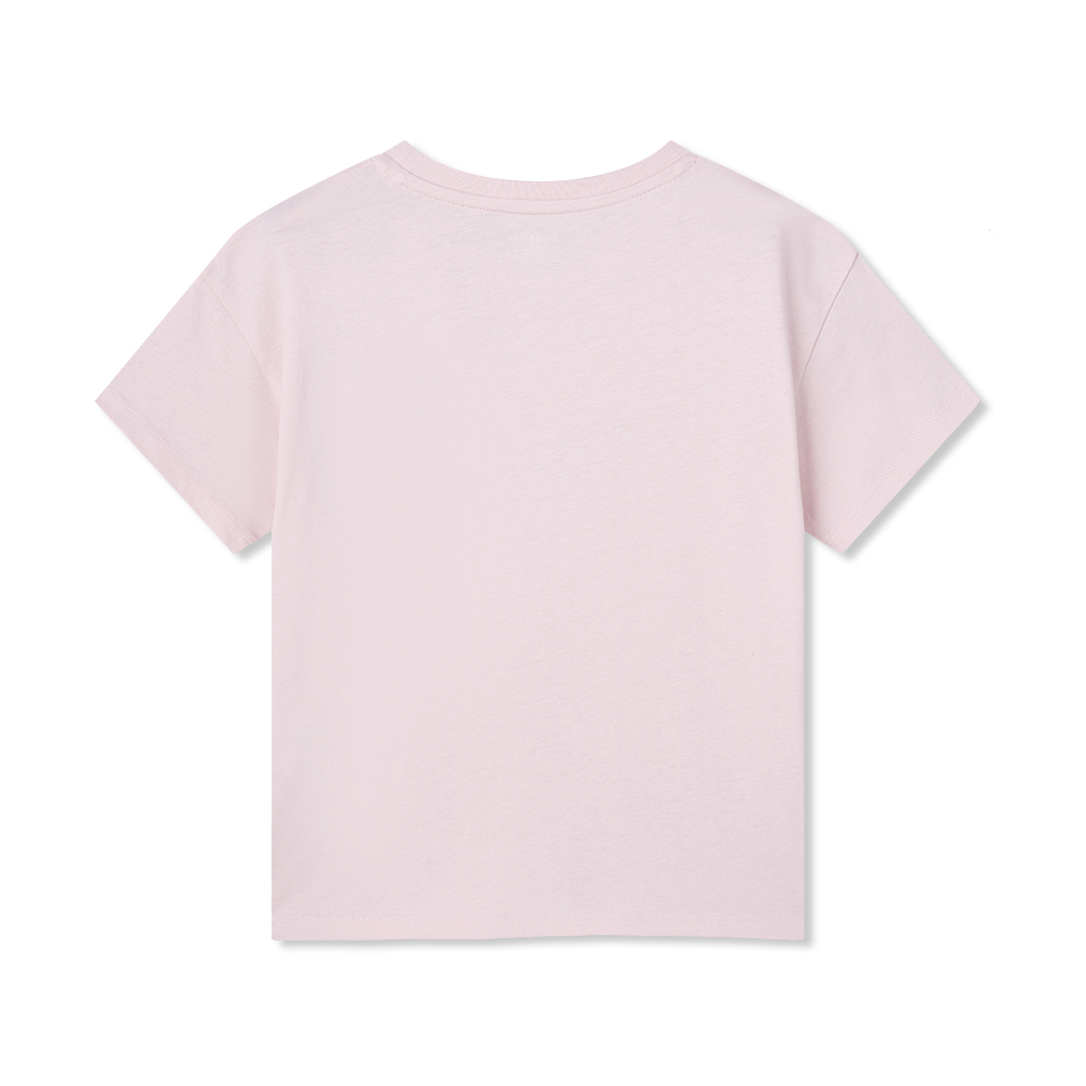 女童印花圖案短袖T恤