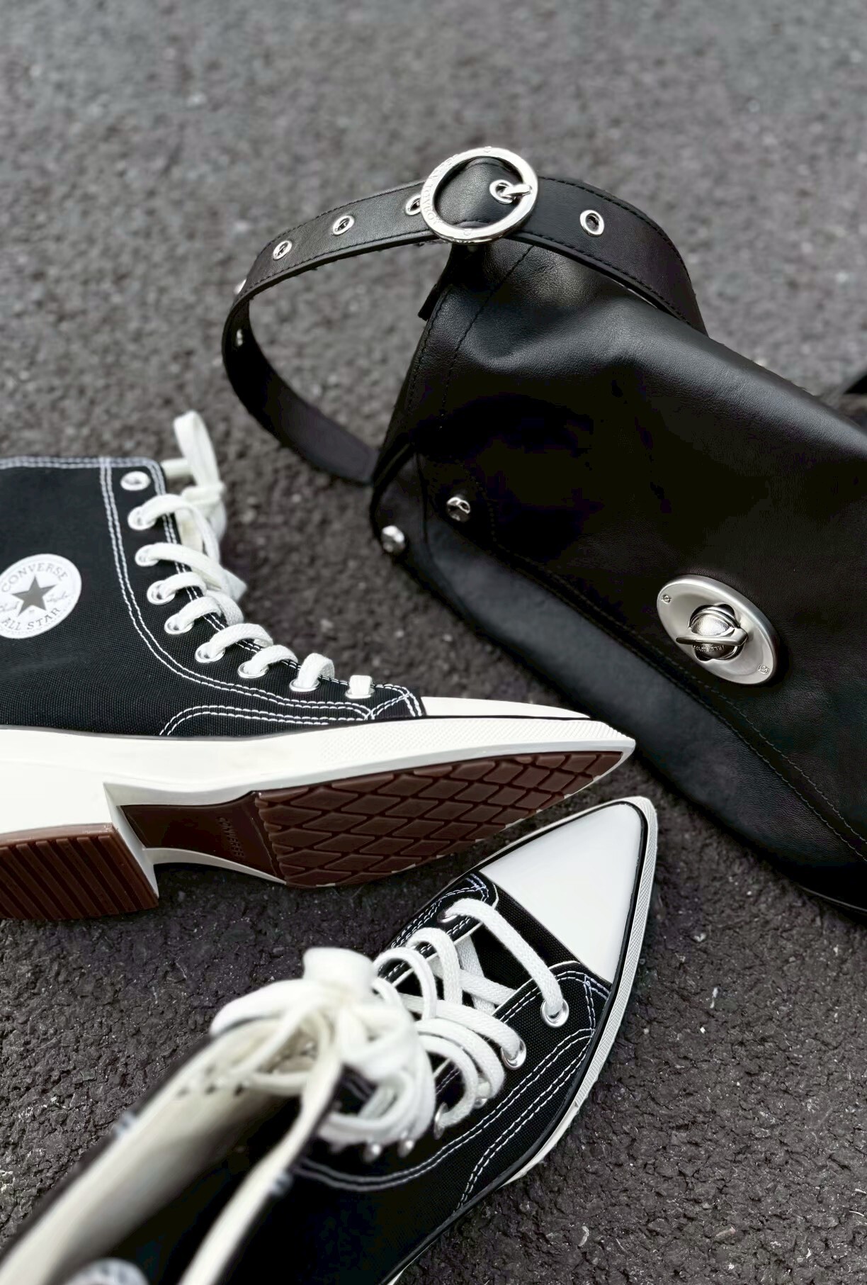 【Luxury】 CONVERSE CHUCK 70 高跟尖頭帆布鞋 中筒 黑色 高跟鞋 中筒帆布鞋 匡威高跟帆布鞋 A13016C