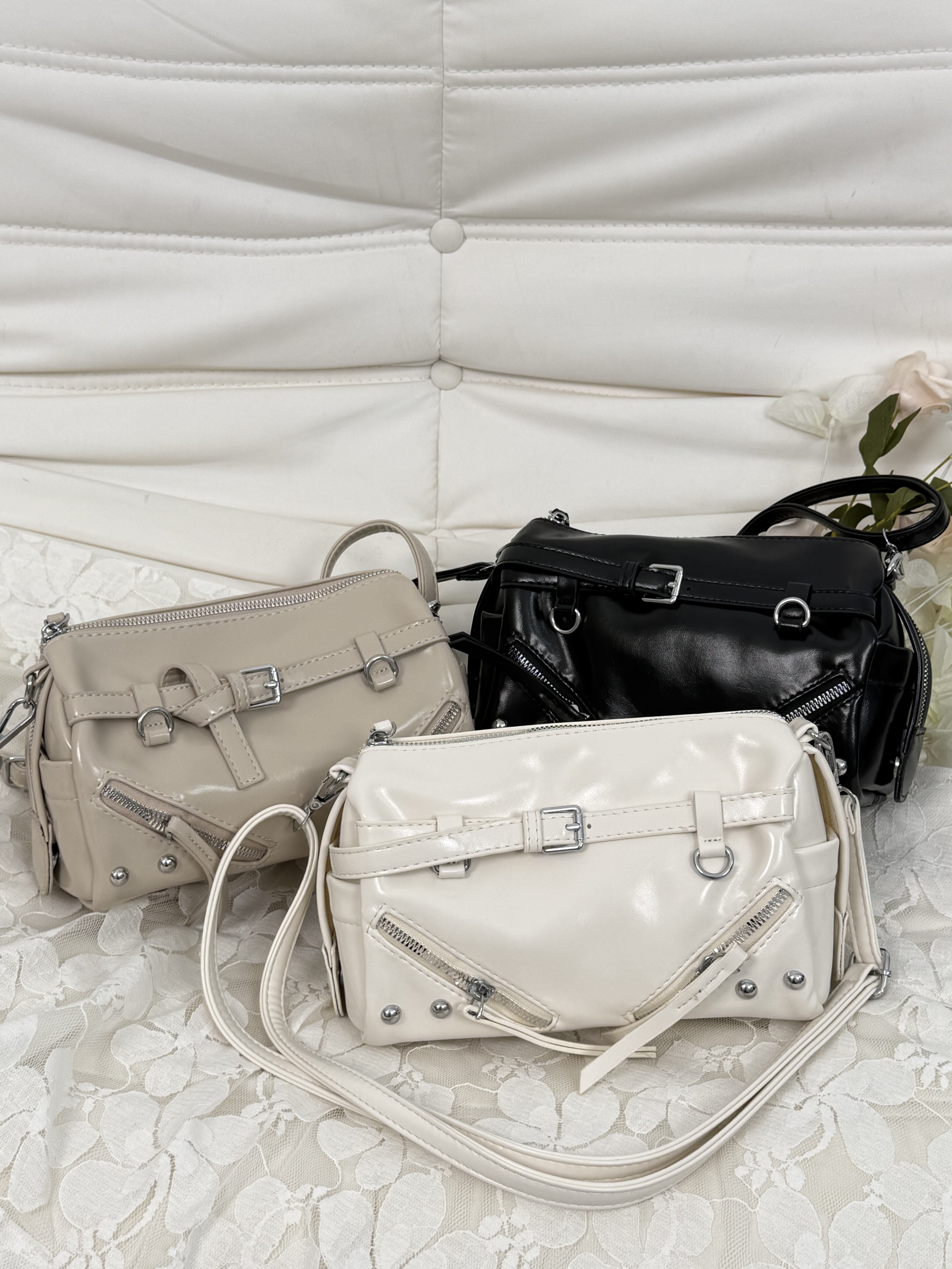 NEW流蘇拉鏈機車兩背包