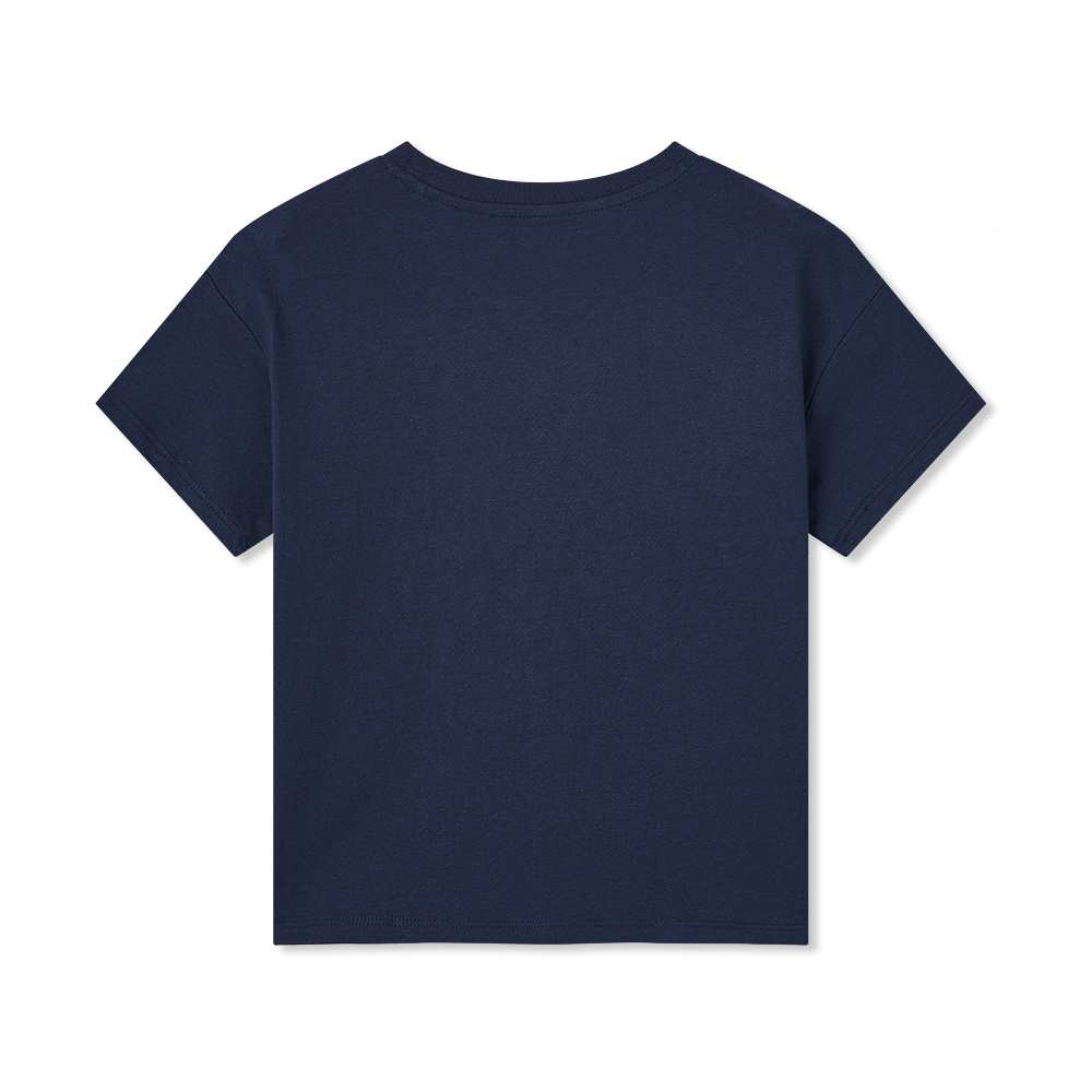 女童印花圖案短袖T恤