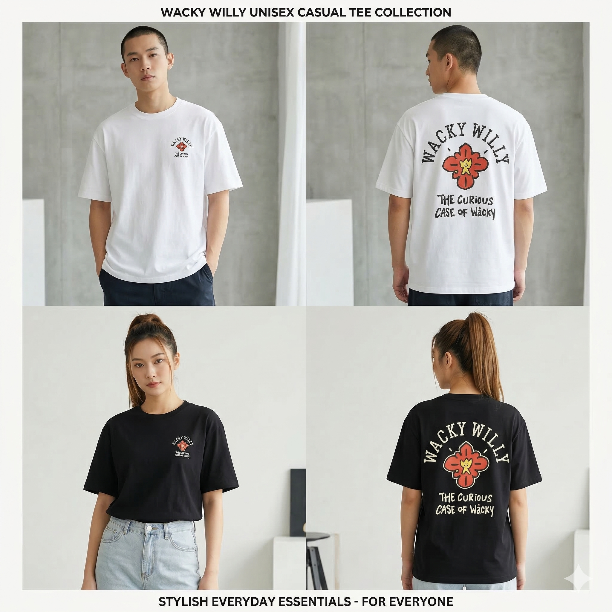 【預購】WACKY WILLY FF031915 男女同款短袖上衣