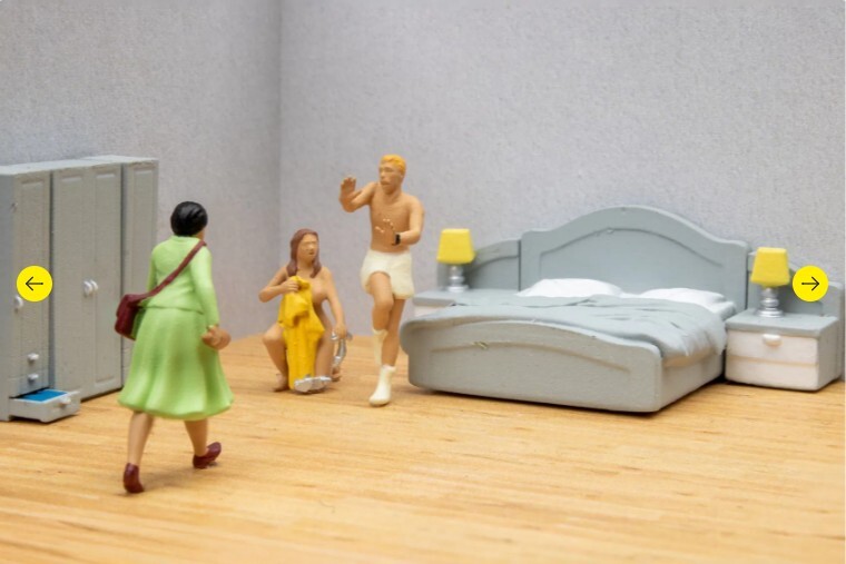 Noch 16601 HO規 趣味場景“當場被抓”