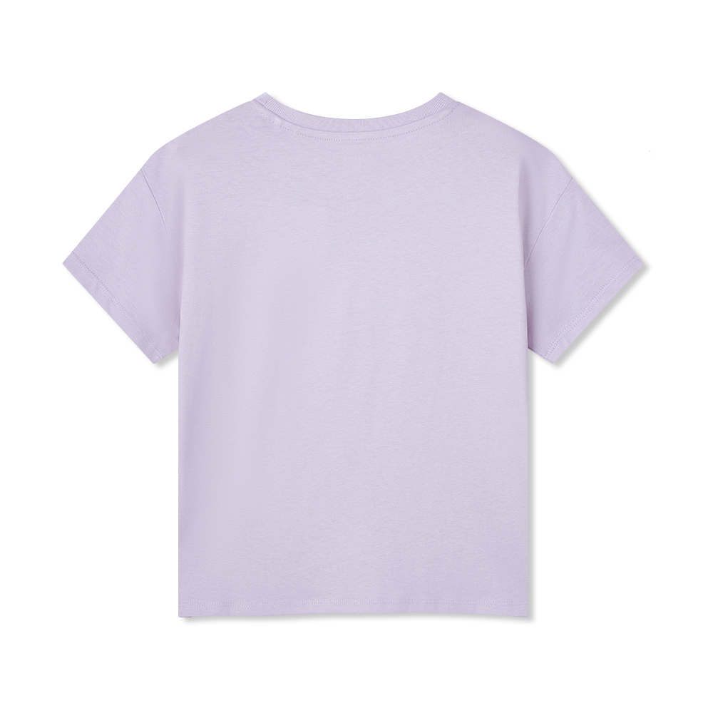 女童印花圖案短袖T恤