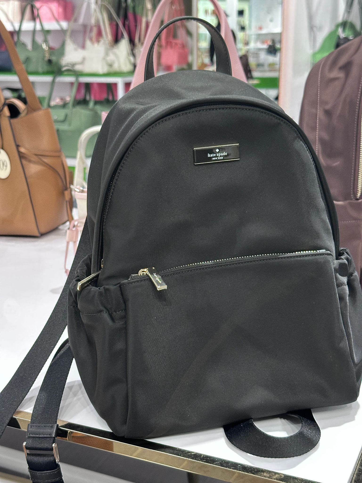 RQ119 KS 黑色細尼龍背囊 Carter Nylon Dome Backpack