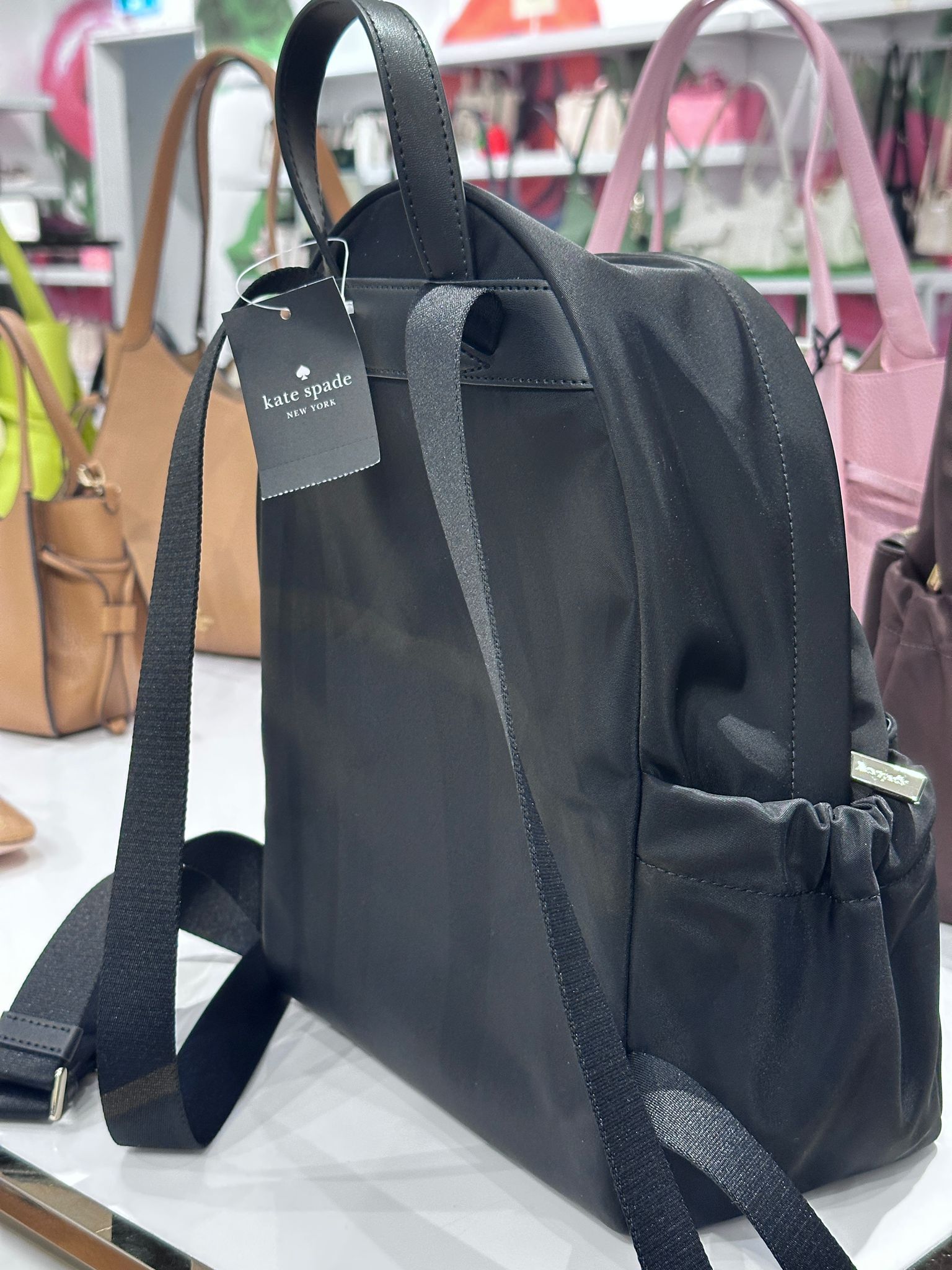 RQ119 KS 黑色細尼龍背囊 Carter Nylon Dome Backpack