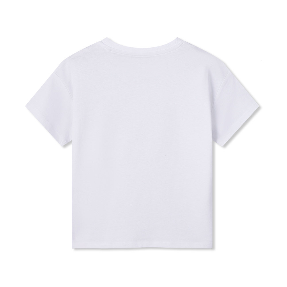 女童印花圖案短袖T恤
