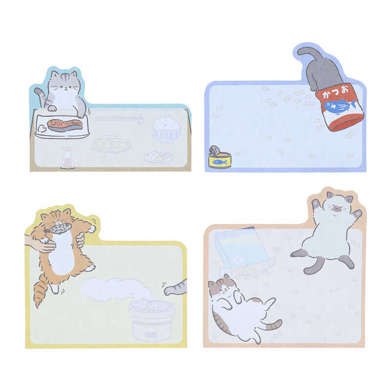 貓咪惡作劇系列 偷吃零食小隊 便利貼｜SUN STAR 日本