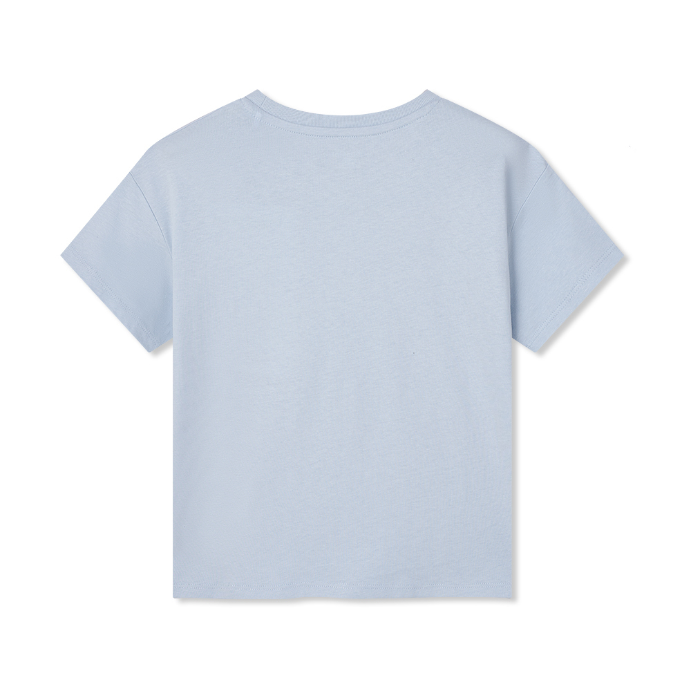 女童印花圖案短袖T恤