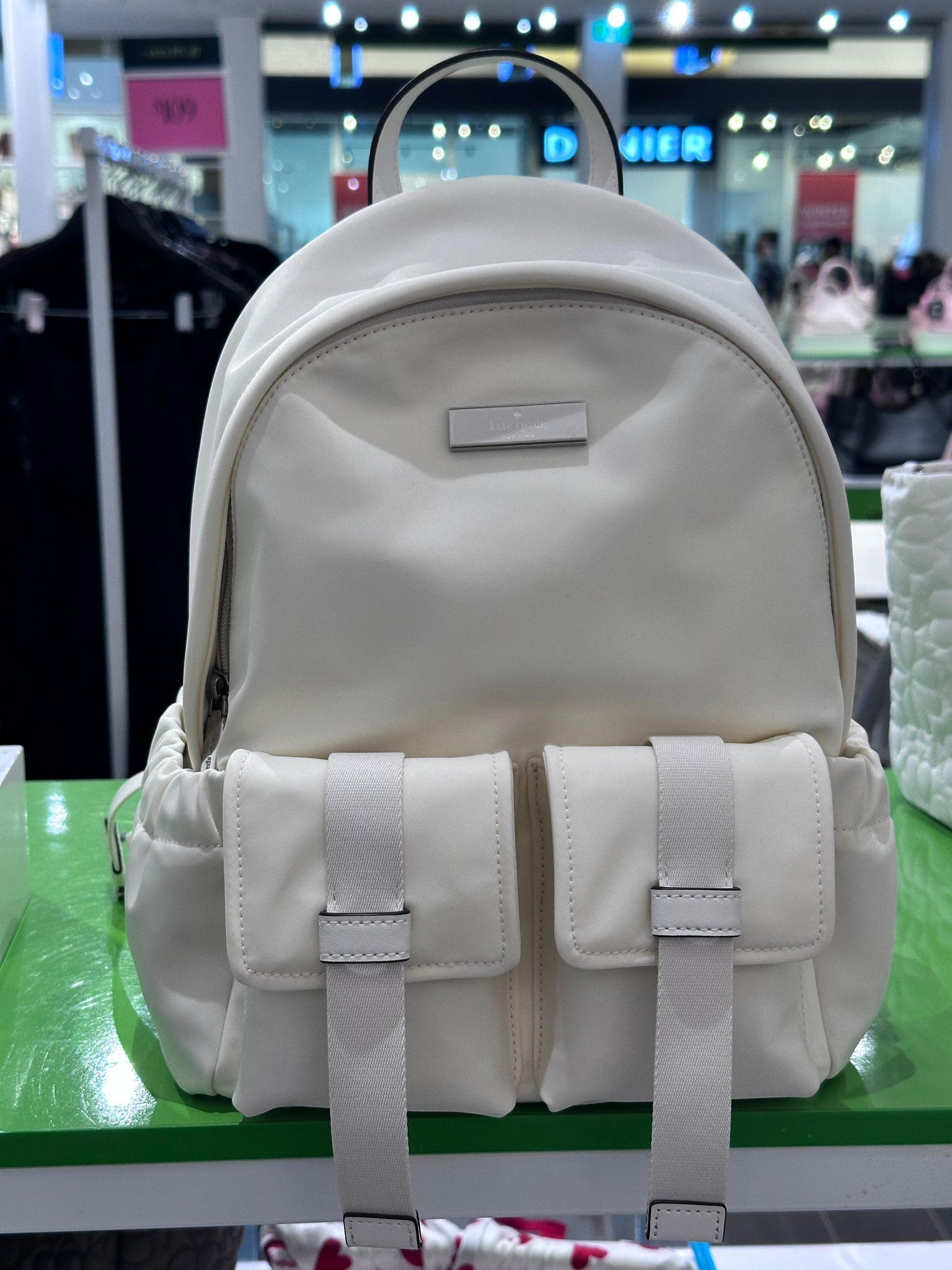 RQ122 KS 白色尼龍多功能背囊 Carter Nylon Cargo Backpack