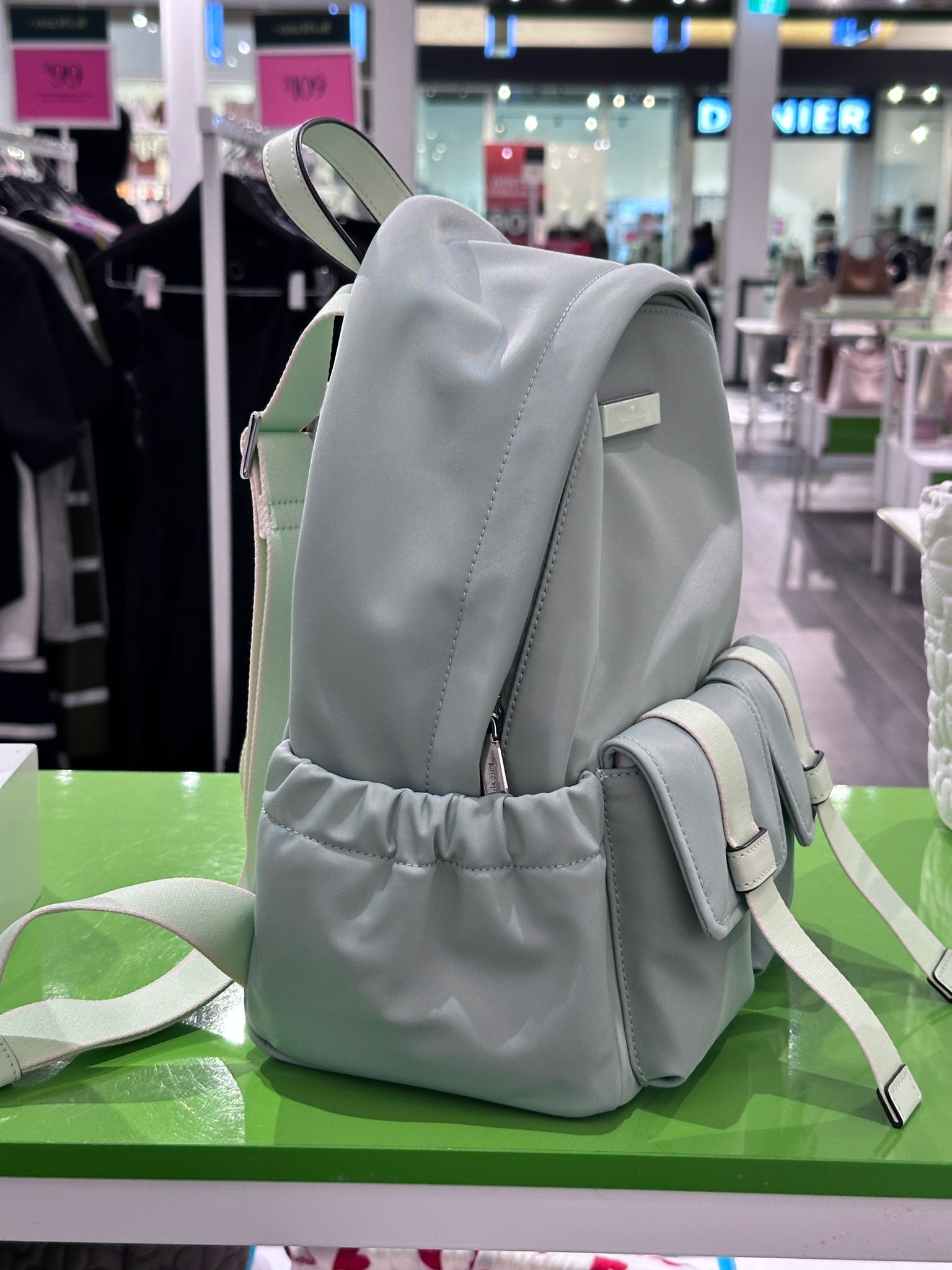 RQ123 KS 藍綠拼色尼龍多功能背囊 Carter Nylon Cargo Backpack