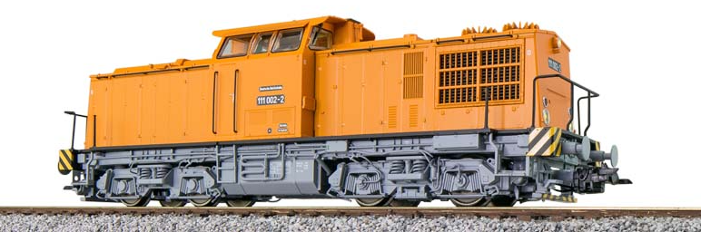 ESU 31764 H0規 柴油機車V100 DR，111 002 LDK，橘色，第六時代，原型車約2024年