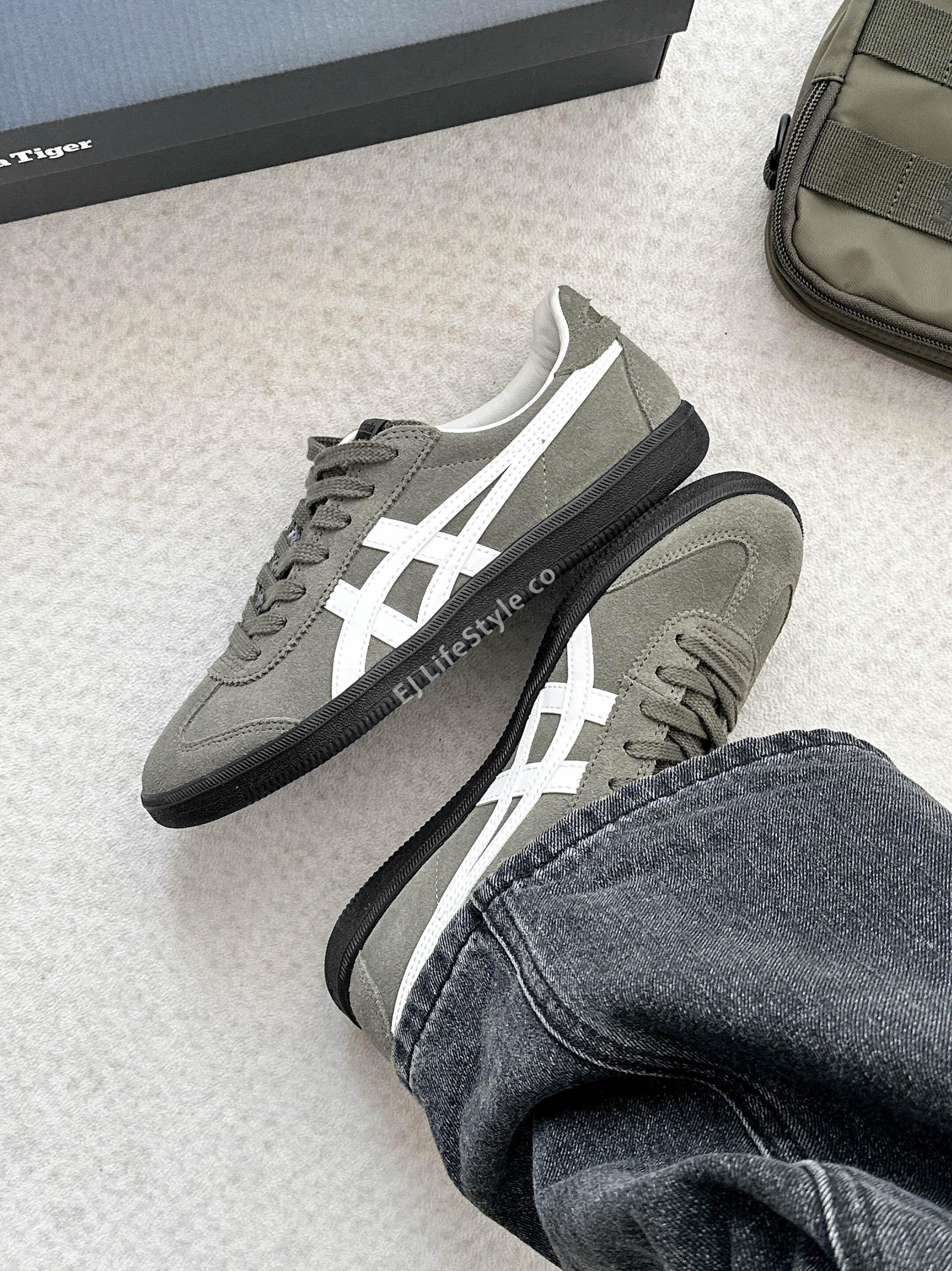 Onitsuka Tiger Tokuten 鬼塚虎 德訓鞋 軍綠灰 橄欖灰 復古 男女鞋 1183A907-300 / 現+預