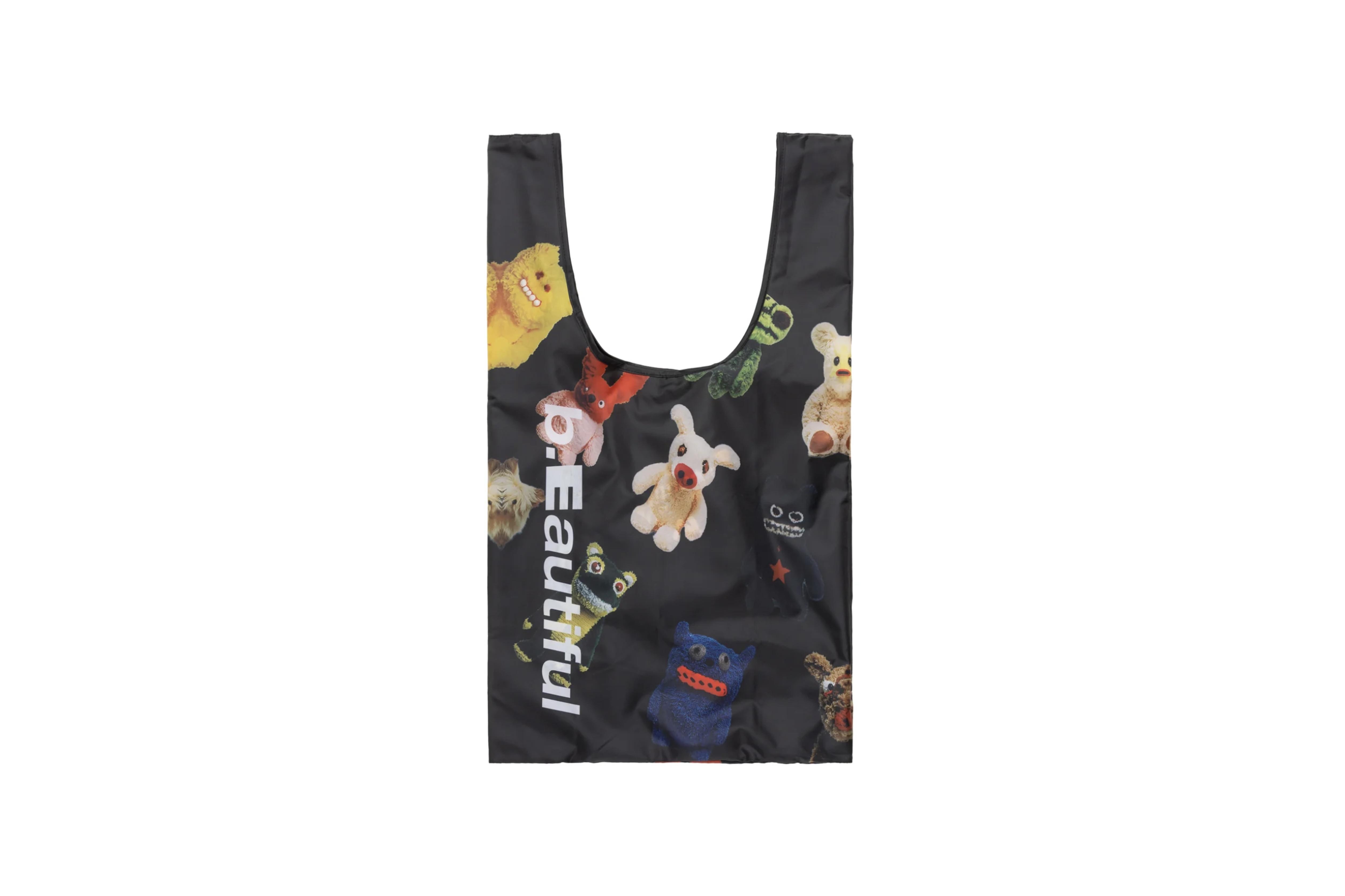 b.Eautiful "Plushie Friends Reusable Bag" (Black)