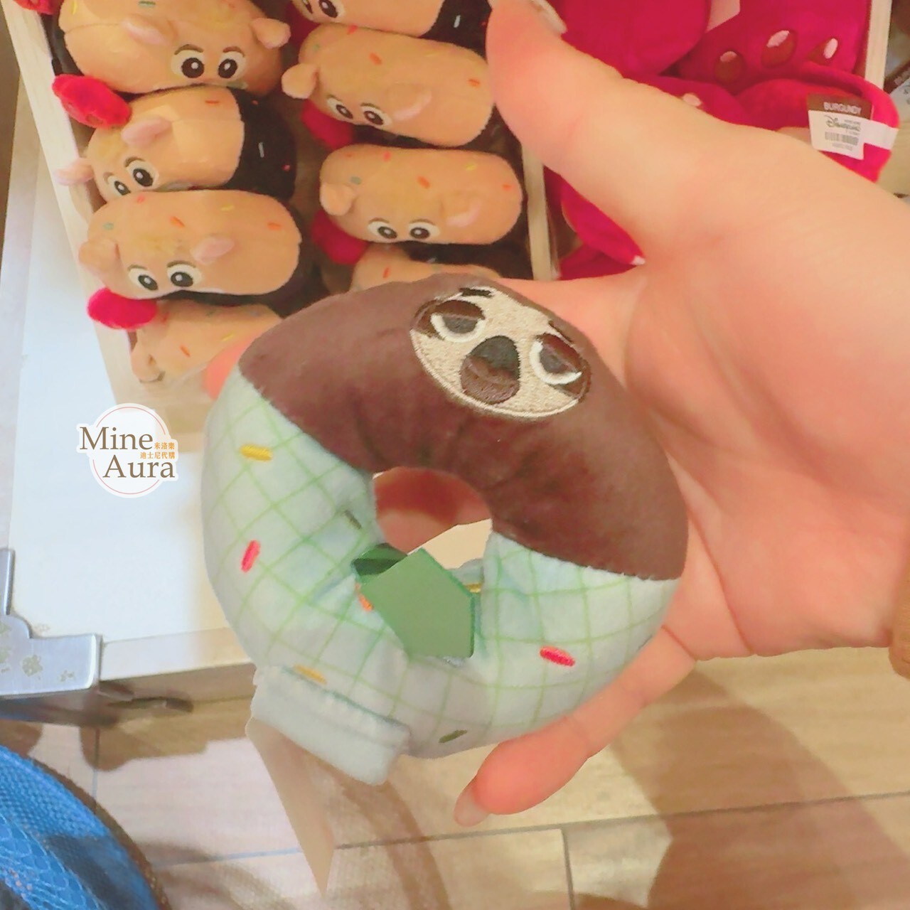 甜甜圈系列 快俠 Flash 樹獺 絨毛 迷你公仔 娃娃 (搭配個人客製髮圈用) 動物方城市 Zootopia -香港迪士尼樂園