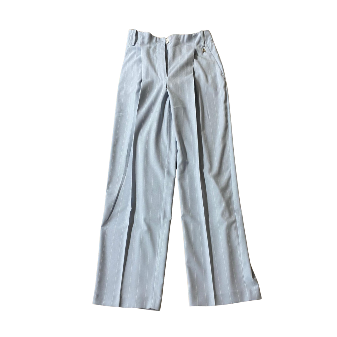 1TS0319-082 [TWINSET] Fluid Pinstripe Trousers Skyline Pinstripe #261AP2084 (C-EU-E)