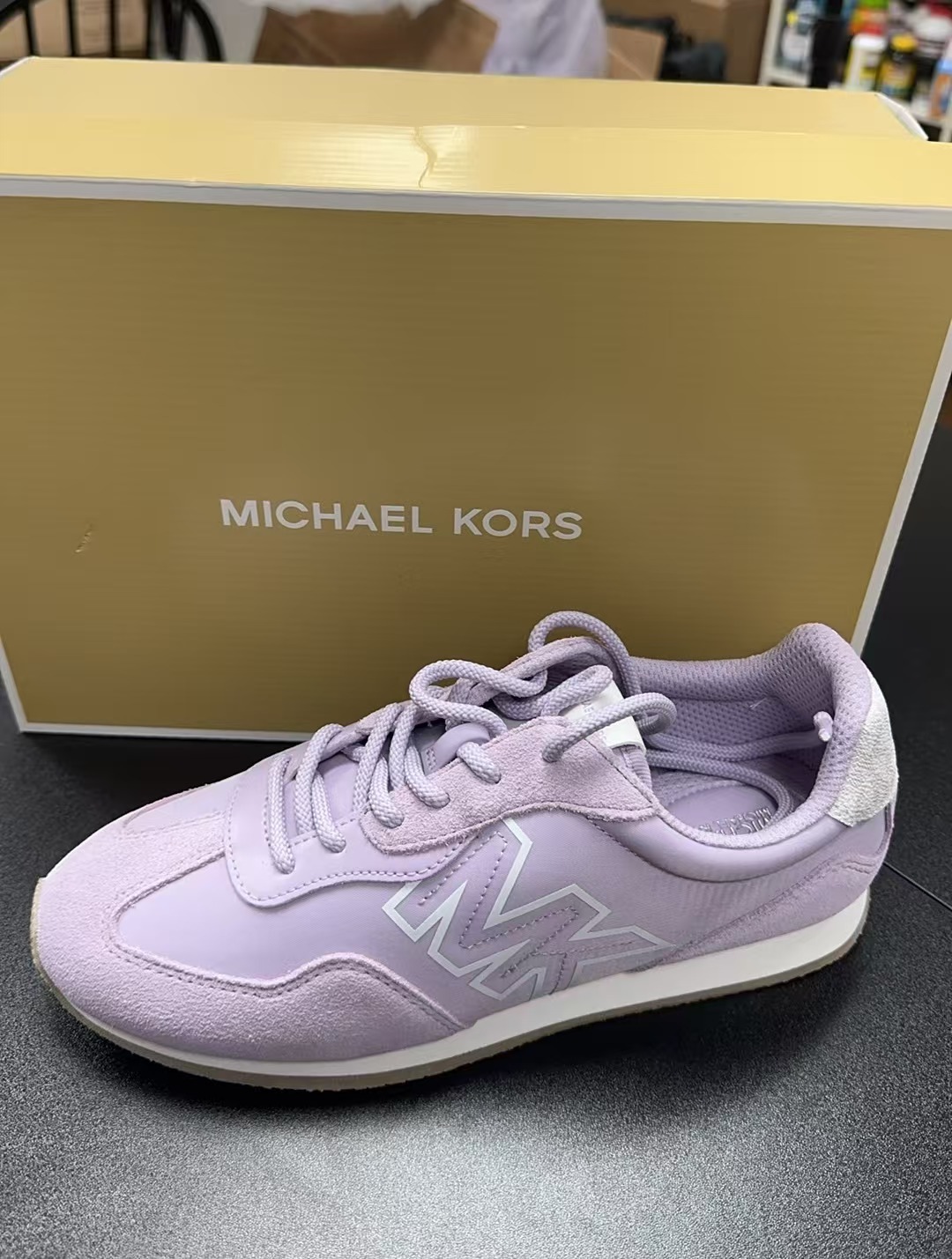 【直播】LX0319120 Michael Kors  Essex Mixed-Media Trainer 運動鞋