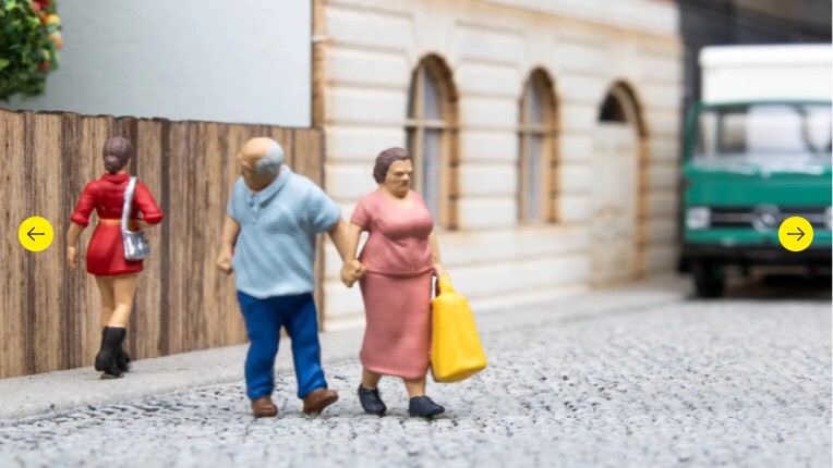 Noch 16603 HO規 趣味場景“情侶”