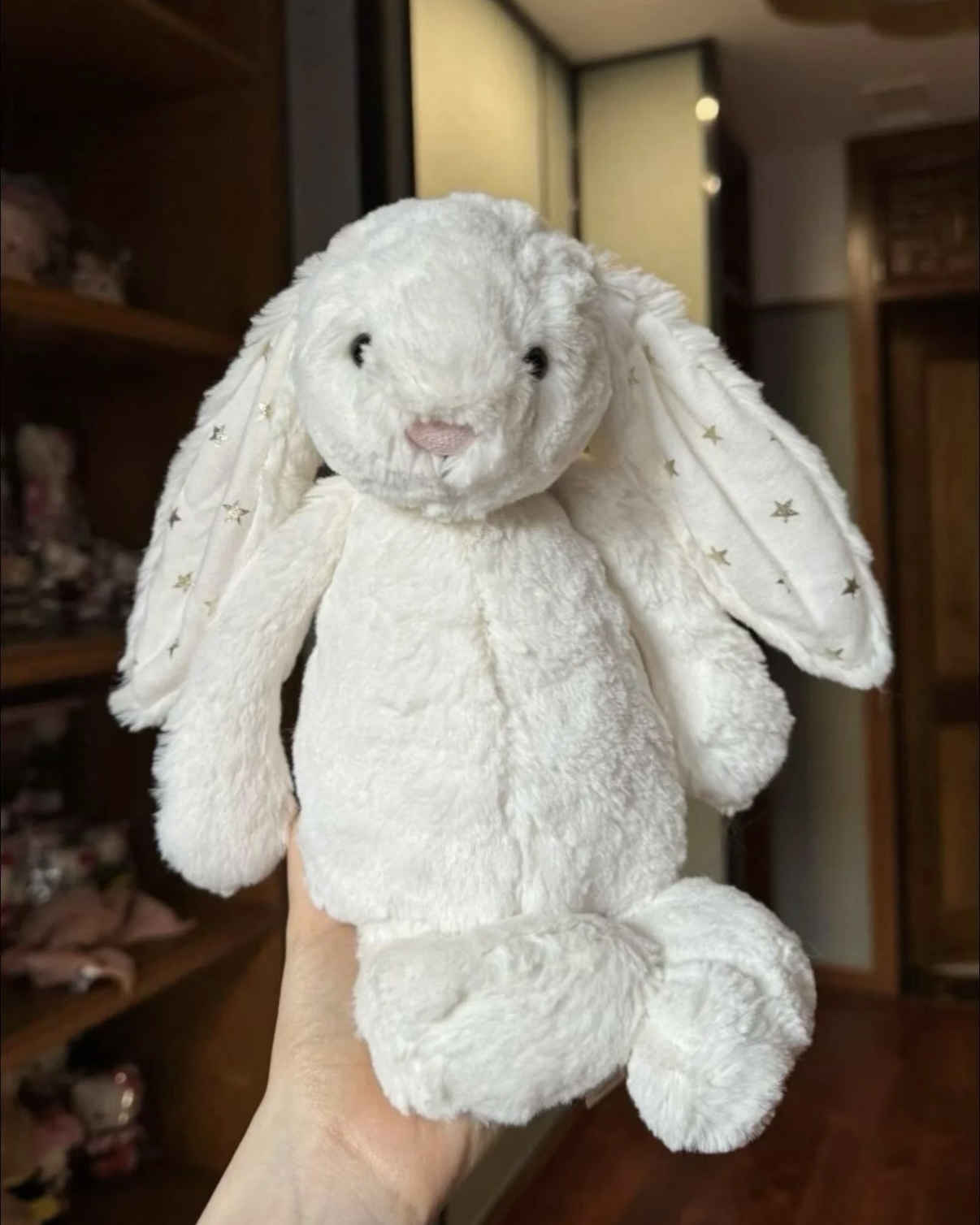 JELLYCAT Bunny 邦尼兔 星星耳 奶油白色 兔子 毛絨娃娃 23cm