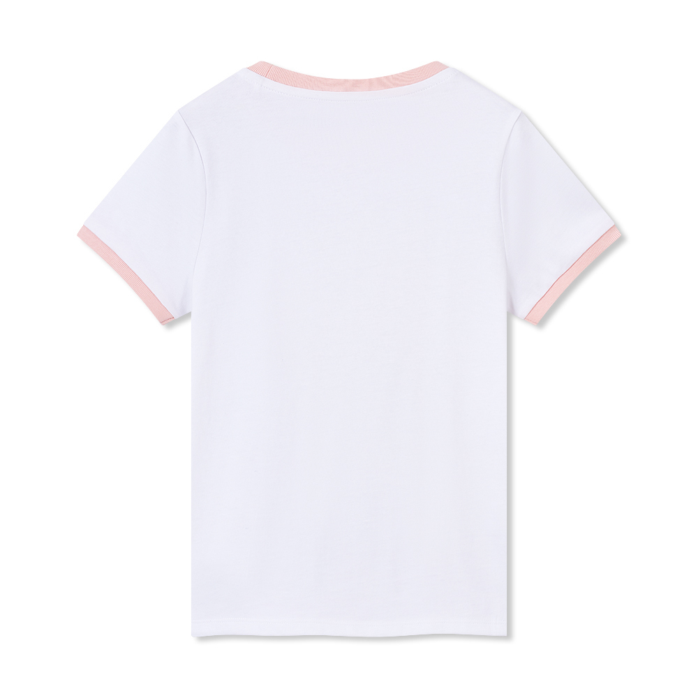 女童印花圖案短袖T恤