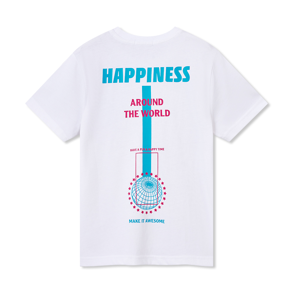 男童印花圖案短袖T恤