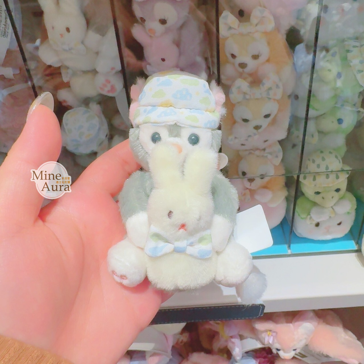 2026 復活節系列 傑拉托尼 畫家貓 Gelatoni 造型 絨毛 迷你公仔 娃娃 (搭配個人客製髮圈用) -香港迪士尼樂園