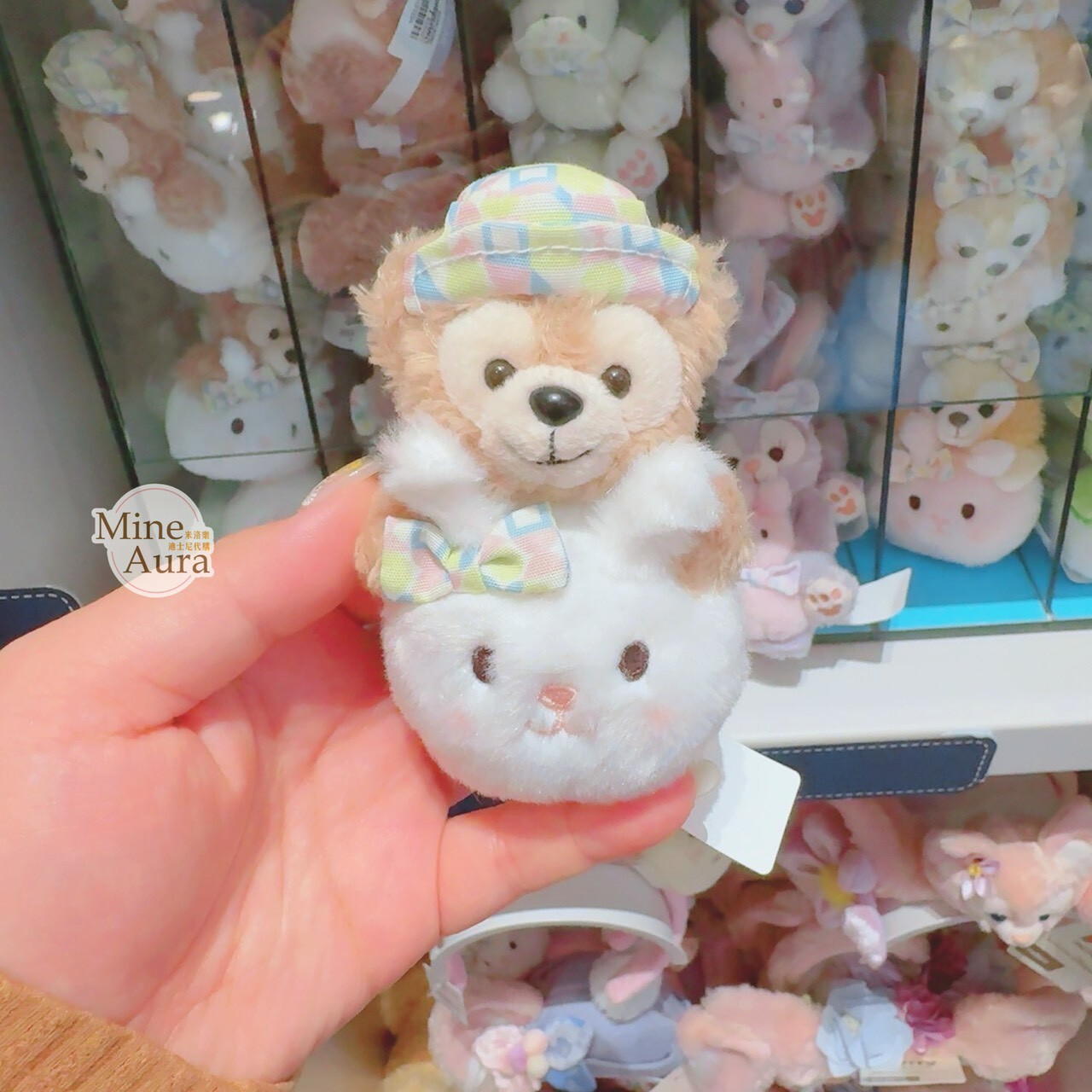 2026 復活節系列 達菲 Duffy 造型 絨毛 迷你公仔 娃娃 (搭配個人客製髮圈用) -香港迪士尼樂園