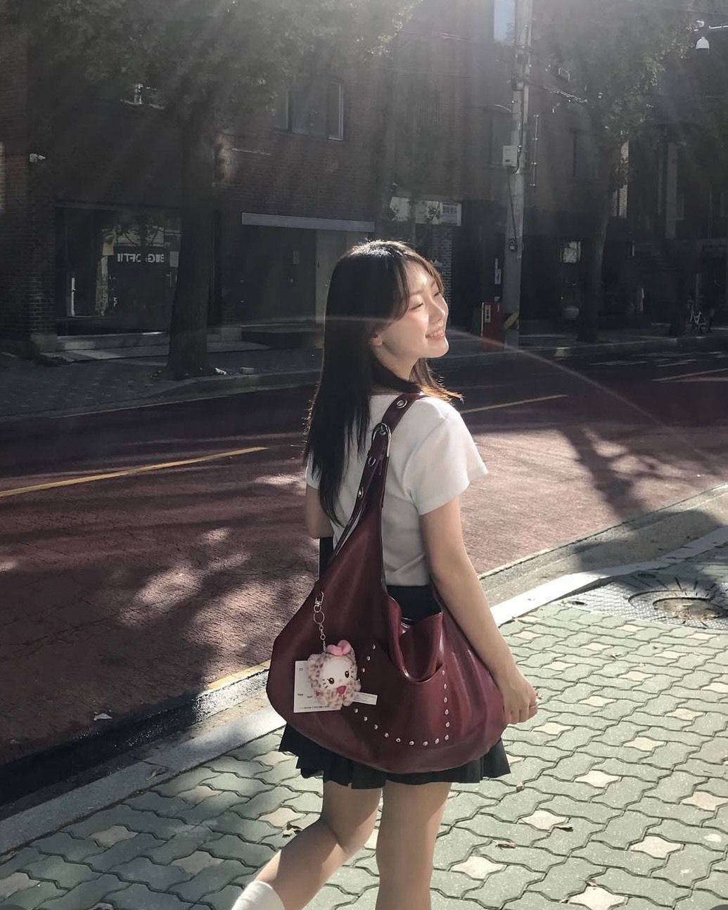 Leterie Leopard Charcoal 內裡 黑豹紋 皮革 雙面 單肩包 三色