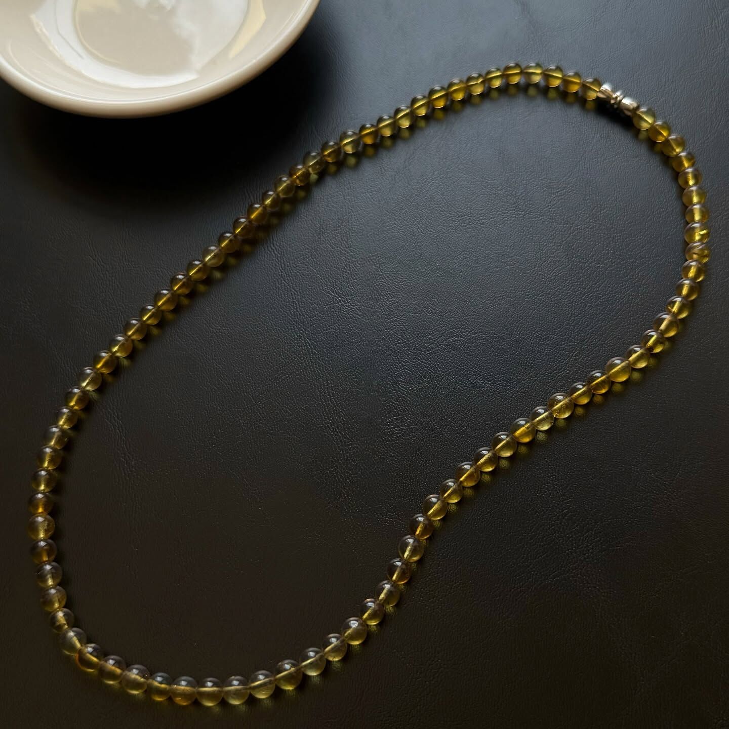 [原石] 印尼藍珀 925銀項鏈